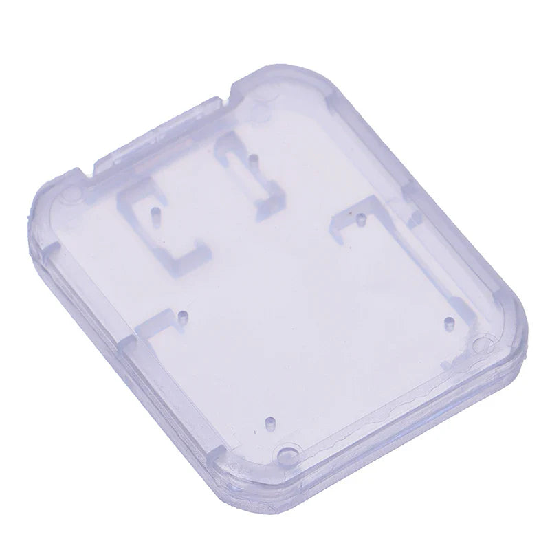 10-Pack Clear Plastic Memory Card Cases – Transparent Micro SD & TF Card Storage Box Holder