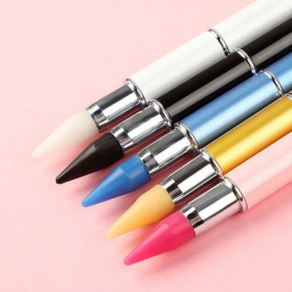 New Diamond Painting Pen Tool – Double-Head Multifunctional Nail Pen, Metal Material, Diamond Painting Accessories