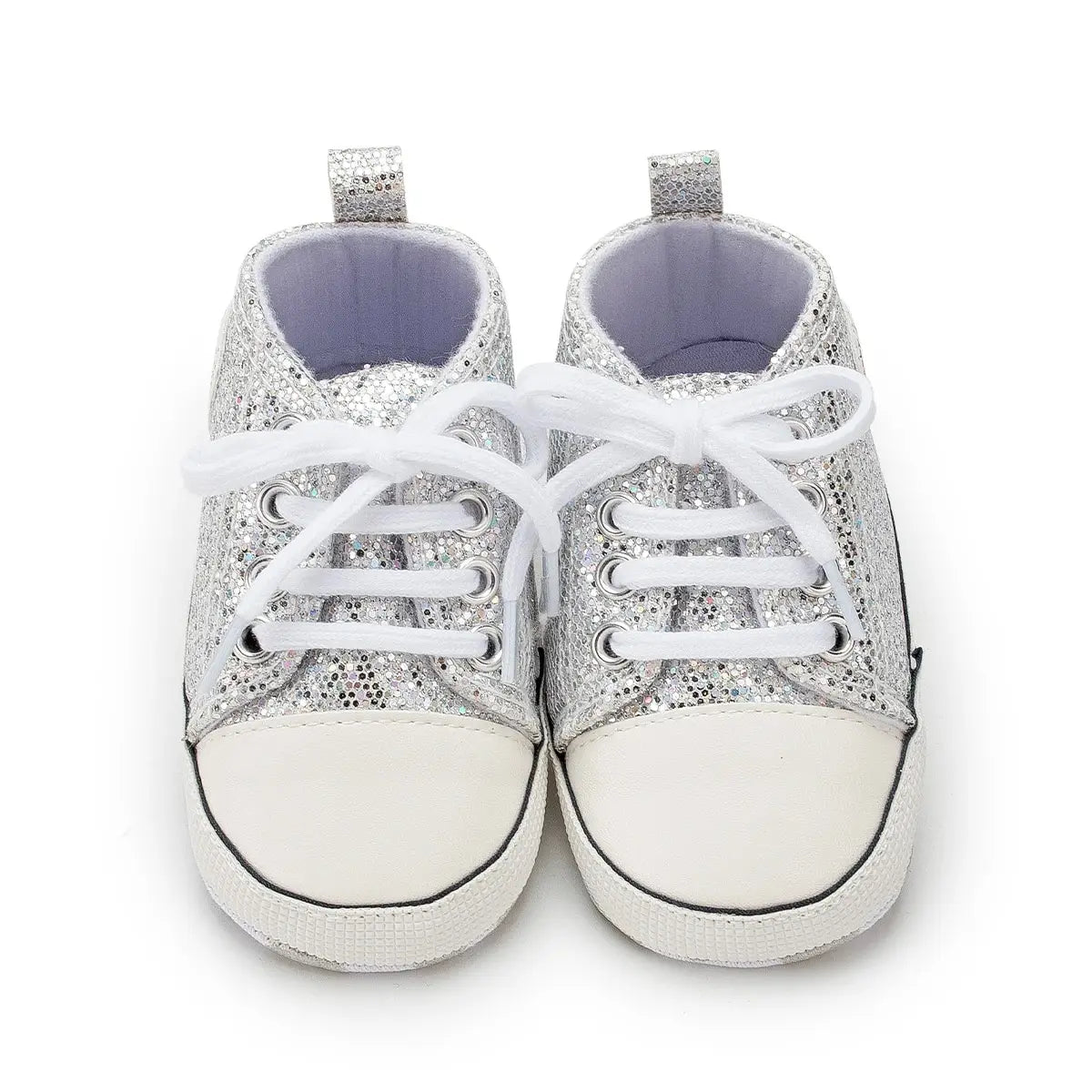 Meckior Baby Flash Canvas Sneakers – Infant First Walkers Soft Sole Anti-Slip Shoes for Boys & Girls
