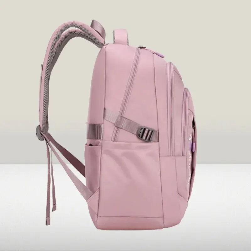 Water-Resistant Nylon Backpack for Women - Large Capacity and Durable Shoulder Bag