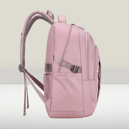 Water-Resistant Nylon Backpack for Women - Large Capacity and Durable Shoulder Bag