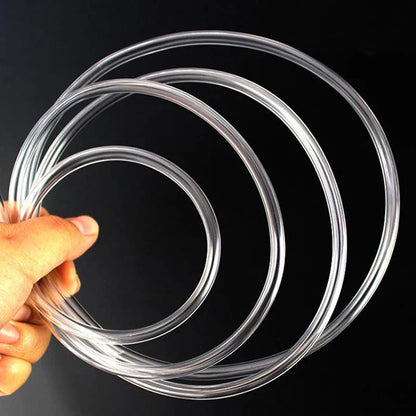 Silicon Aquarium Oxygen Pump Hose - 4x6mm, 1m/3m/5m/10m, Food Grade Tube for Fish Tank & Pond