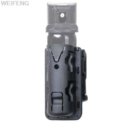 Tactical Pepper Spray Holster – MOLLE 360° Rotatable Belt Clip Mace Pouch, Outdoor Hunting & Self-Defense Carry Accessory