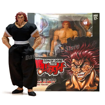 ST Baki Hanma Son of Ogre Action Figure – Hanma Yuujiro PVC Fighting Anime Model Toy Collection Gift