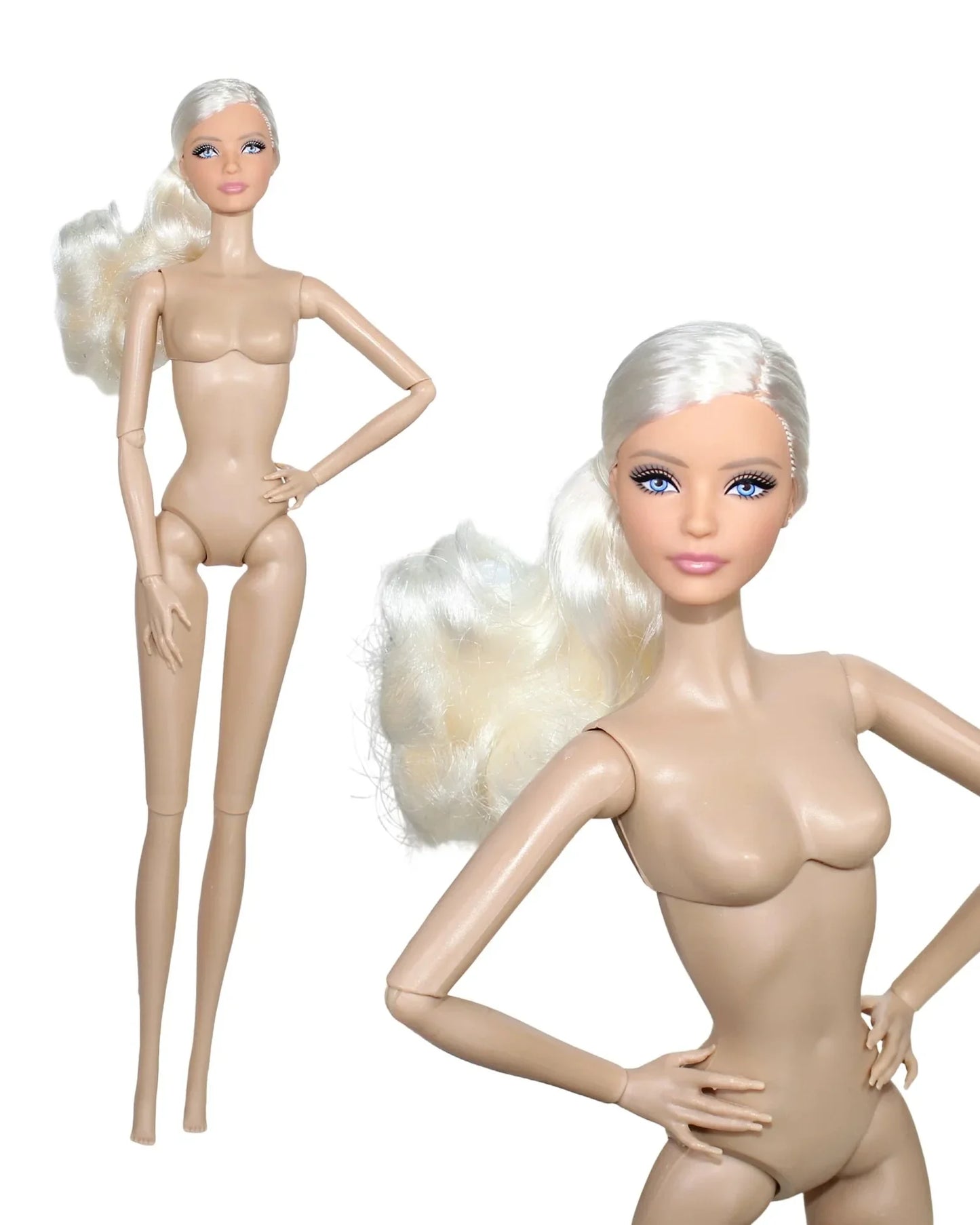 32cm Supermodel BJD Doll — Nude Fashion Princess with 12 Movable Joints, 1/6 Dress-Up Toy Limited Edition Gift
