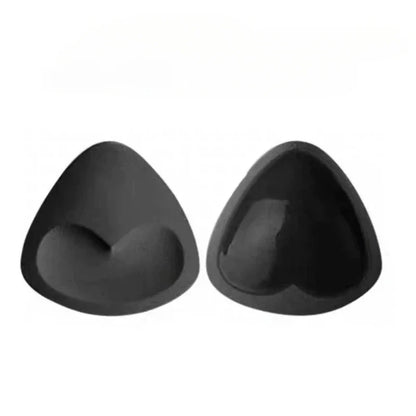 2pcs Silicone Bra Inserts – Sticky Push-Up Breast Pads, Thicker Nipple Covers for Women’s Bras & Swimsuits
