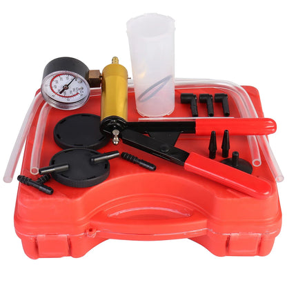 2-in-1 Handheld Vacuum Brake Bleeder Kit with One-Man Brake & Clutch Bleeding System and Protective Case