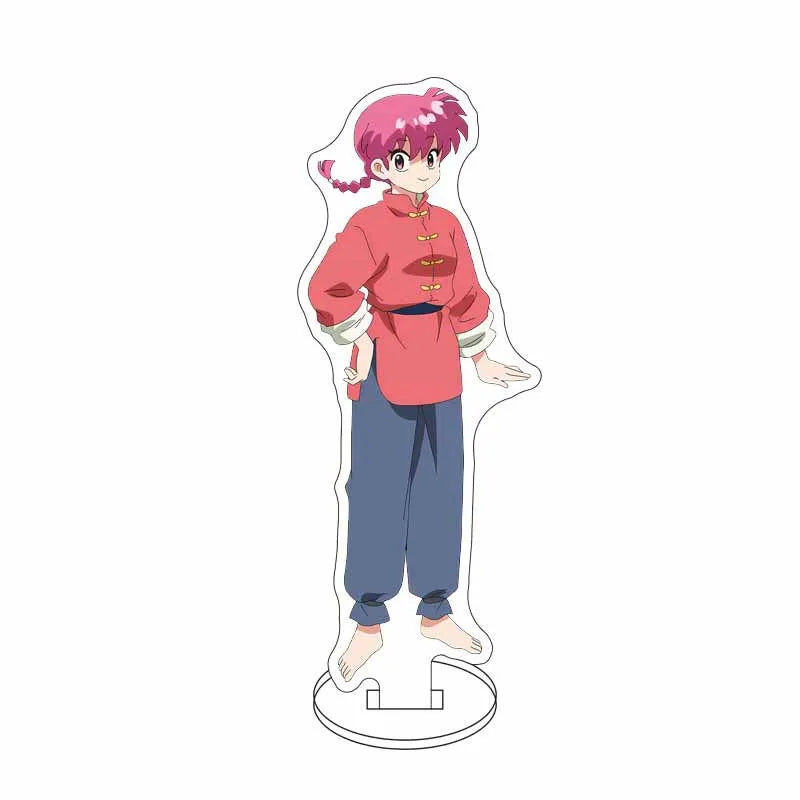 Ranma 1/2 Acrylic Stand Figure — 15cm Tendou, Akane, Hibiki & Ryoga Anime Model Plate, Cartoon Doll for Bedroom Display