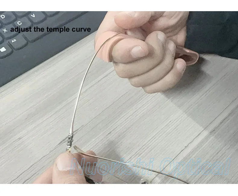 Multifunction Eyewear Frame Bending Tool | Glasses Adjusting Pliers for Rim, Temple, Bridge & Nose Pad Repair CRV