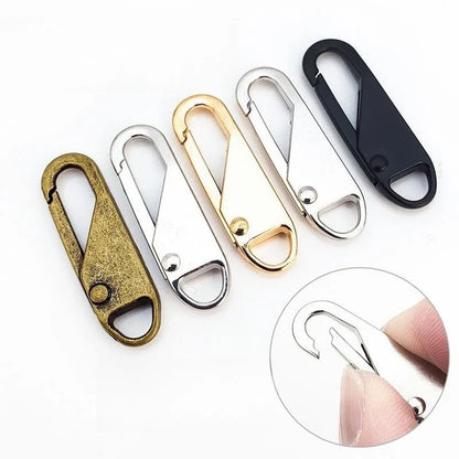 20-5PCS Zipper Pull Replacement - Instant Repair Slider Puller for Bags, Suitcases, Travel Gear & DIY Crafts