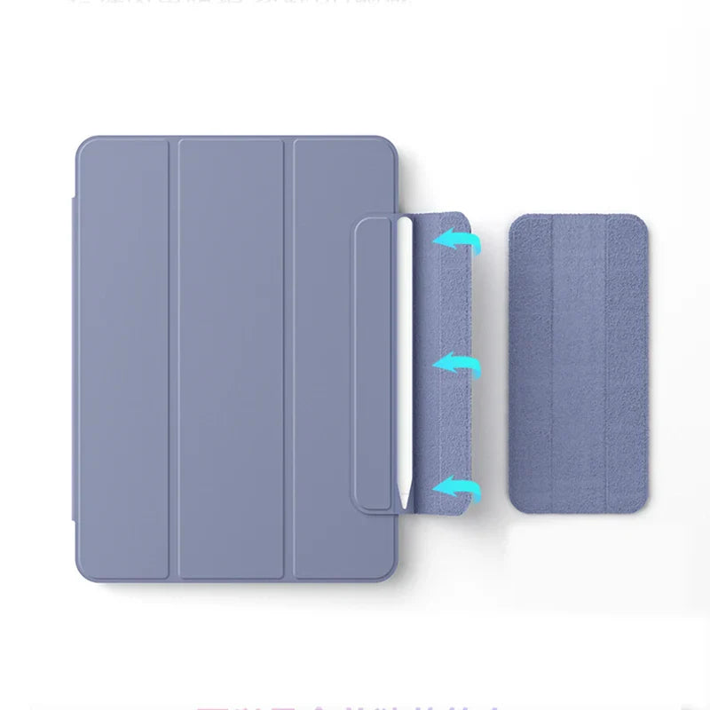 Smart Magnetic Cover for iPad Pro 11/12.9/13 – Tablet Case for iPad Air 5 & M4/M2 2024