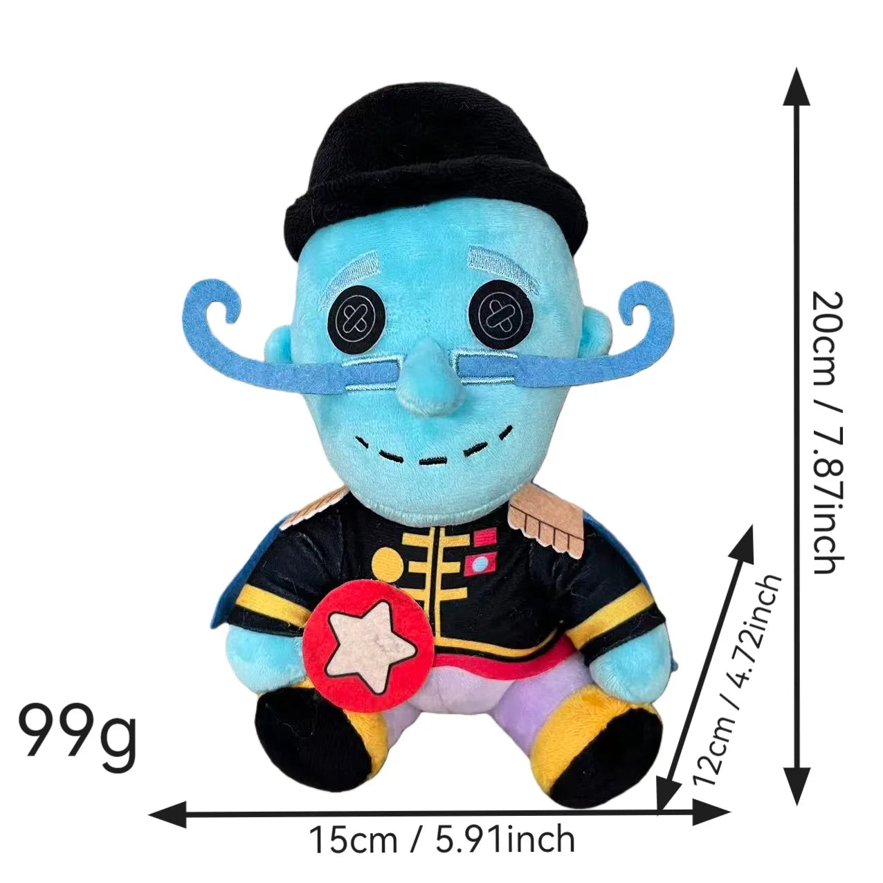 Coraline Squid Plush Toy – Cute Kawaii Cartoon Stuffed Doll Soft Pillow for Kids Birthday Gift & Collection
