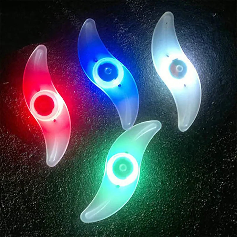 3 Lighting Modes LED Neon Bicycle Wheel Spoke Light – Waterproof Color Bike Safety Warning Light, Cycling Accessories