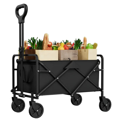 Foldable Garden Wagon Cart Portable Outdoor Camping Trolley Utility Beach Shopping Cart