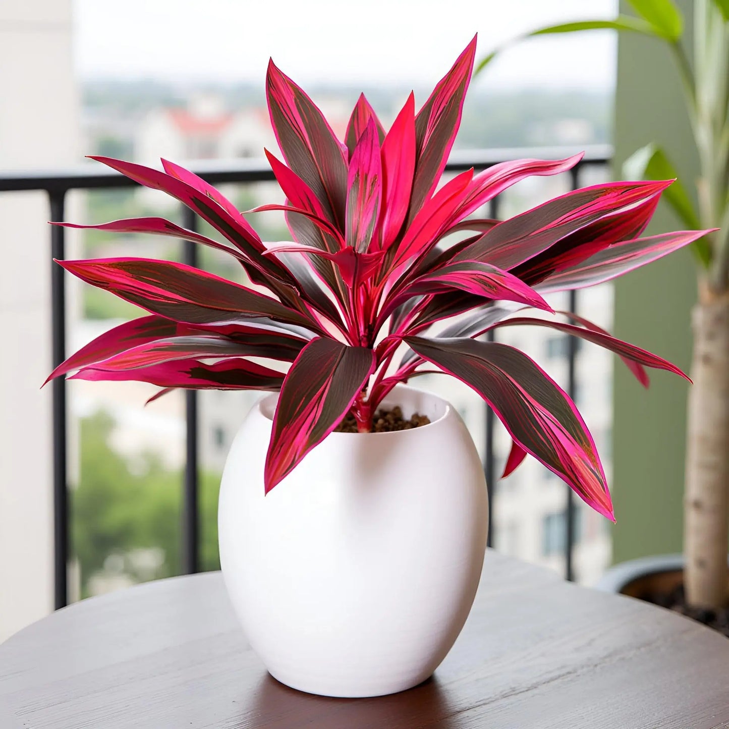 UV Resistant Artificial Tropical Plants – Outdoor Fake Boston Fern, Agave & Hosta Potted Shrubs for Patio, Porch & Garden Decor