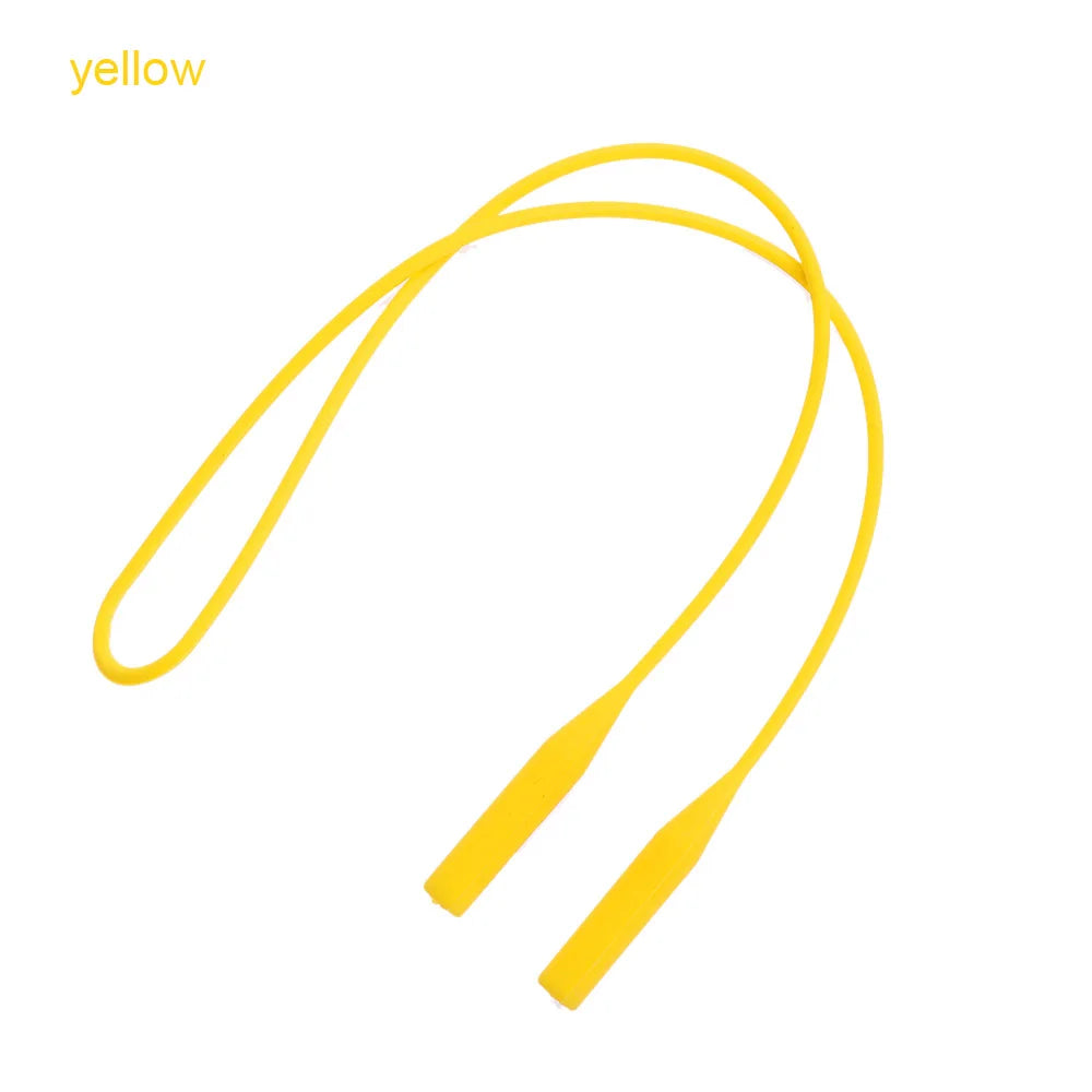 Silicone Eyeglasses Strap - Elastic Anti-Slip Sports Band, Sunglasses Chain & Cord Holder String Ropes