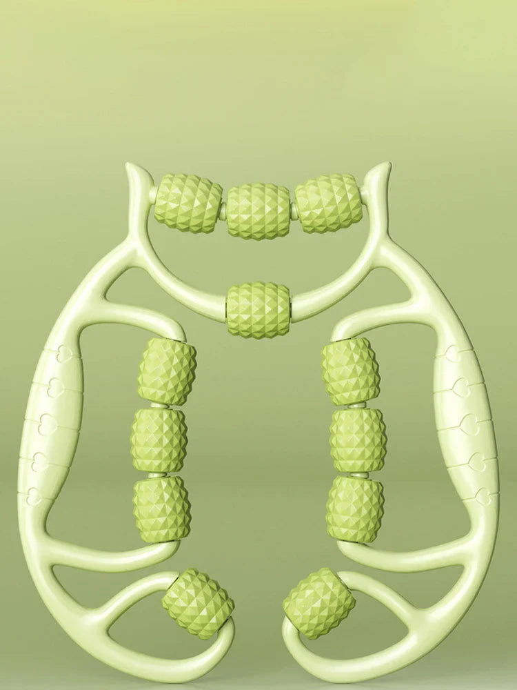 12-Round Circular Leg Slimming Massage Clamp – Muscle Stretching & Relaxation Tool