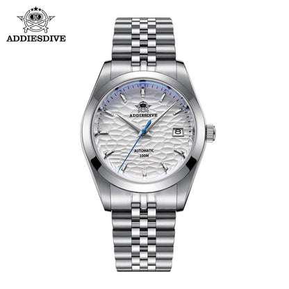ADDIESDIVE 2024 Luxury Couple Watches – Sapphire Crystal Automatic Mechanical NH35A Steel Wristwatch for Men & Women Gift