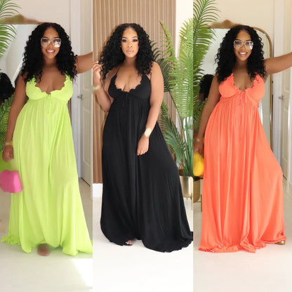 2025 Women’s Summer Long Party Dress – Birthday Dress & Elegant Women’s Clothing (Vestidos)