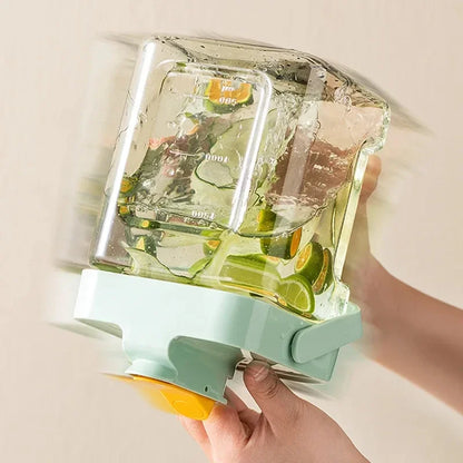 3.5L Refrigerator Water Kettle – Large Iced Beverage Dispenser with Faucet for Fruit Tea & Cold Drinks