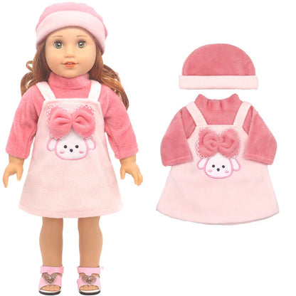 Baby Doll Bikini Outfit — Fits 43cm Born Bebe and 18-Inch American Dolls, Doll Clothes Set