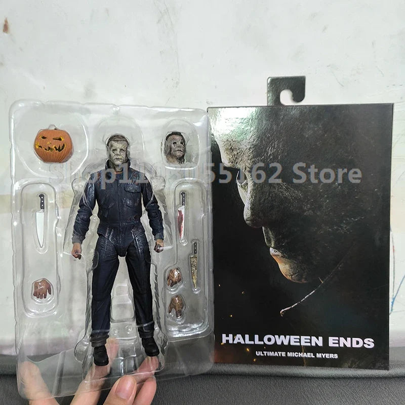 NECA Halloween II Michael Myers Action Figure – Pumpkin Kill Horror Collectible Toy