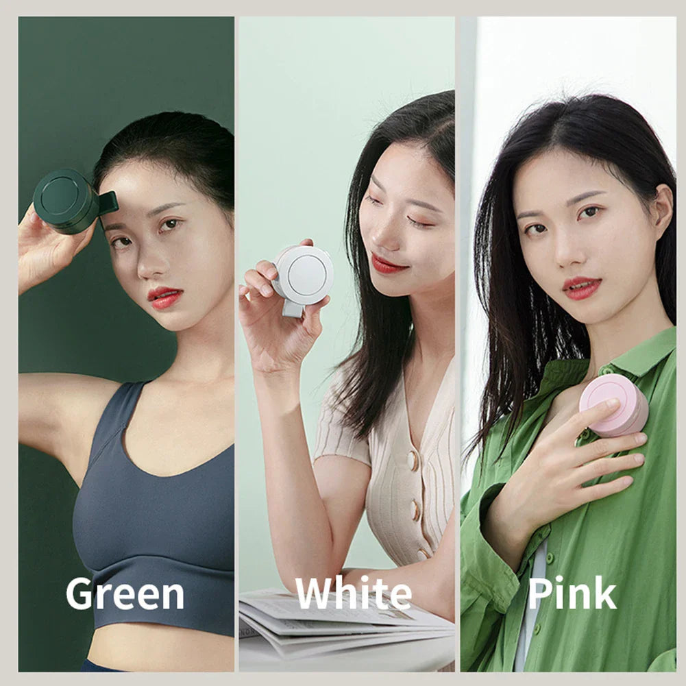Portable Rechargeable Waist Fan – Wearable Mini Clip Belt Fan with 3 Speeds for Outdoor Work, Travel, Farming & Fishing
