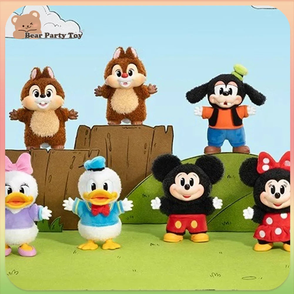 Genuine Pop Mickey Family Keychain Blind Box – Cute Vinyl Anime Figure Decoration Collectible Kid Gift Series