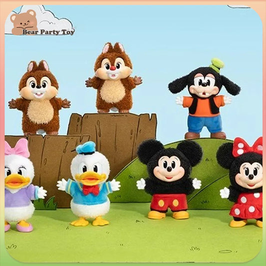 Genuine Pop Mickey Family Keychain Blind Box – Cute Vinyl Anime Figure Decoration Collectible Kid Gift Series