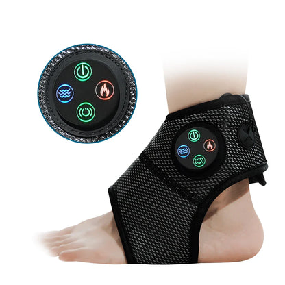 Electric Ankle Massager with Air Compression - Ankle Brace for Relaxation, Pain Relief, and Foot Health Care