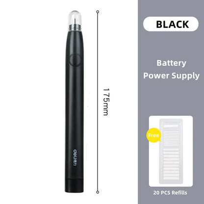 Electric Rubber Eraser Pen by Deli — Adjustable Auto Eraser for Writing, Sketching, and Drawing