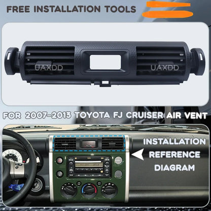 Toyota FJ Cruiser Air Vent Grille - 2007-2013 Dashboard AC Outlet Frame Replacement Kit