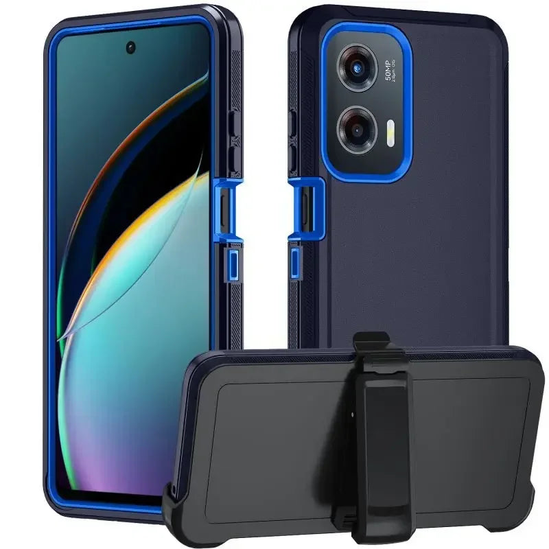 Ott Defender Series Case for Moto G – Anti-Drop Cover with Box & Clip for Stylus, Power, Play 4/5G (2023-2025), G04/24/13/23, E13/20/30/40