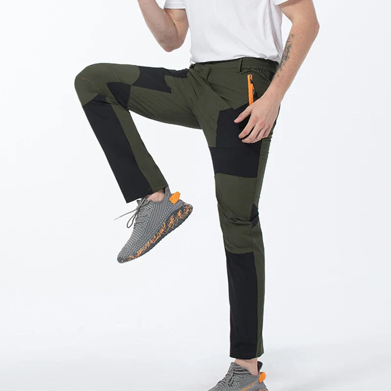 TRVLWEGO Men’s Summer Quick-Dry Waterproof Hiking Pants – Outdoor Trekking, Camping & Fishing Trousers