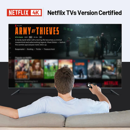 Kinhank G1 Android TV Box – Google Certified 4K Media Player with Netflix, WiFi 6, Dolby Vision, Amlogic S905X4, 4GB+32GB