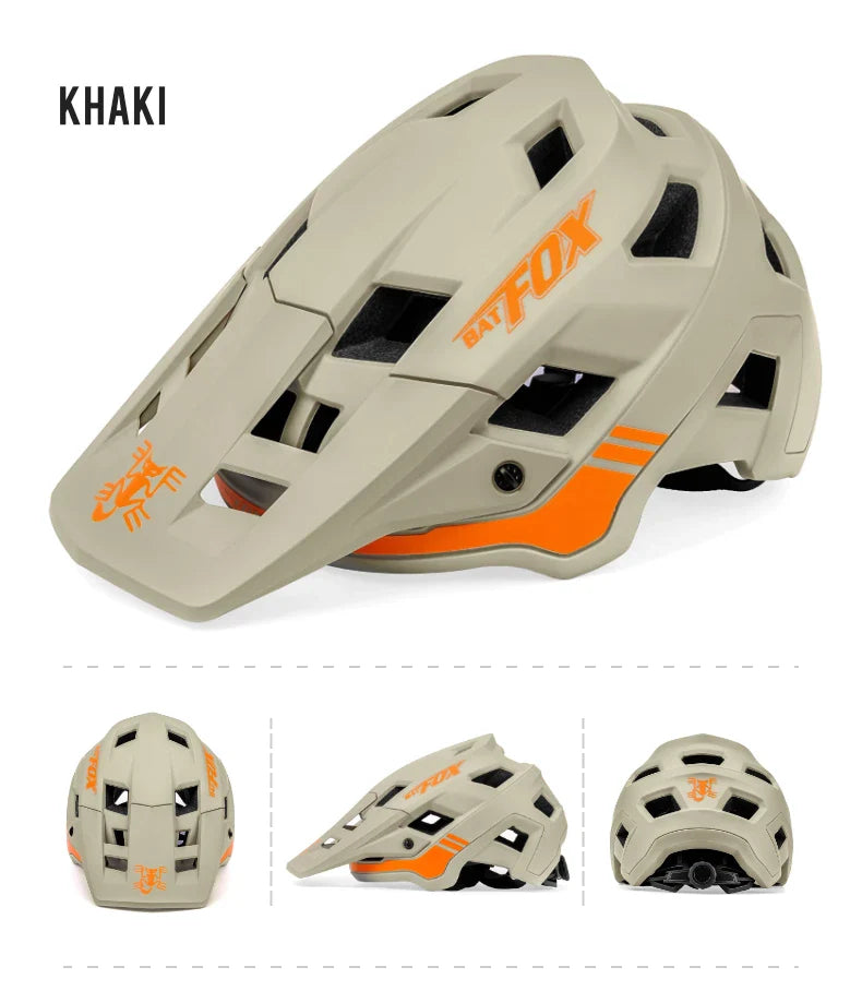 BATFOX Men's Cycling Helmet – MTB Mountain Bike Racing Helmet, Speedframe Casco para Bicycle
