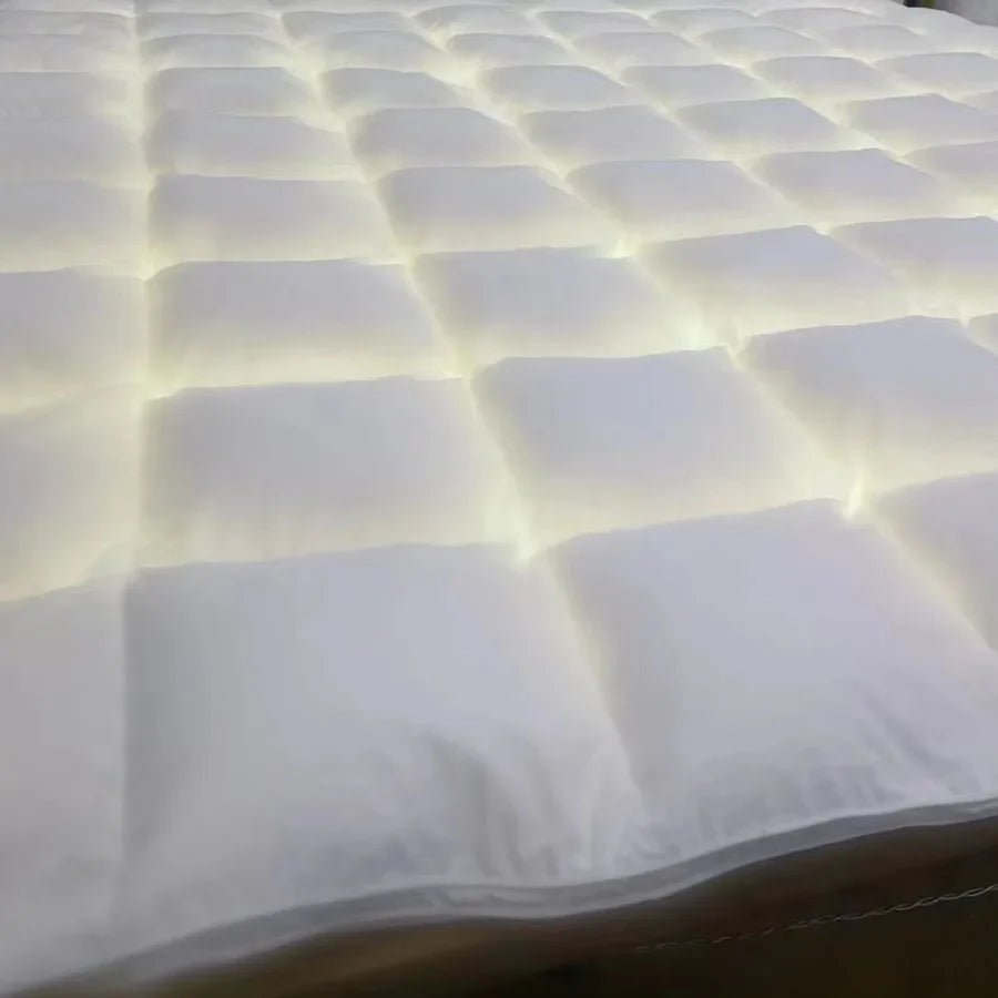 Winter Cotton Goose Down Quilt – Super Soft Fluffy Duvet for Queen & King Size, Four Seasons Blanket 220x240