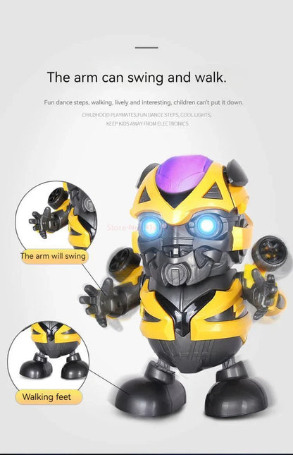 Marvel Iron Man Dance Action Figure – LED Light Singing Robot, Spiderman & Avengers Superhero Toy, Kid’s Christmas Gift