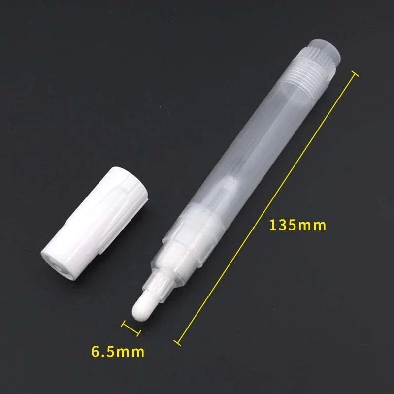 Plastic Empty Pen Rod Tubes – 0.5 to 30mm Barrels for Graffiti, Liquid Chalk, Paint Marker Accessories