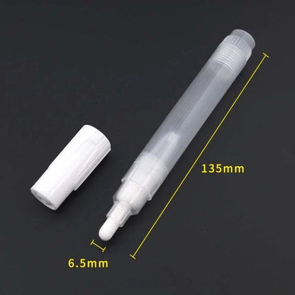 Plastic Empty Pen Rod Tubes – 0.5 to 30mm Barrels for Graffiti, Liquid Chalk, Paint Marker Accessories