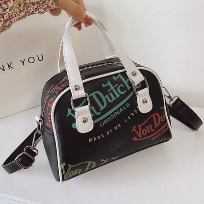 Large Capacity Crossbody Bag for Women - Retro Versatile Shoulder Purse Handbag