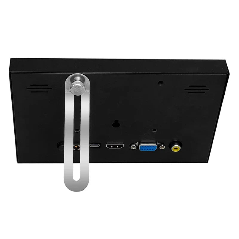 7-Inch Portable IPS Display — 1024x600 LCD with HDMI, VGA, AV Input & Type-C Power for PC, Laptop, Camera, TV Box & DVD Screen