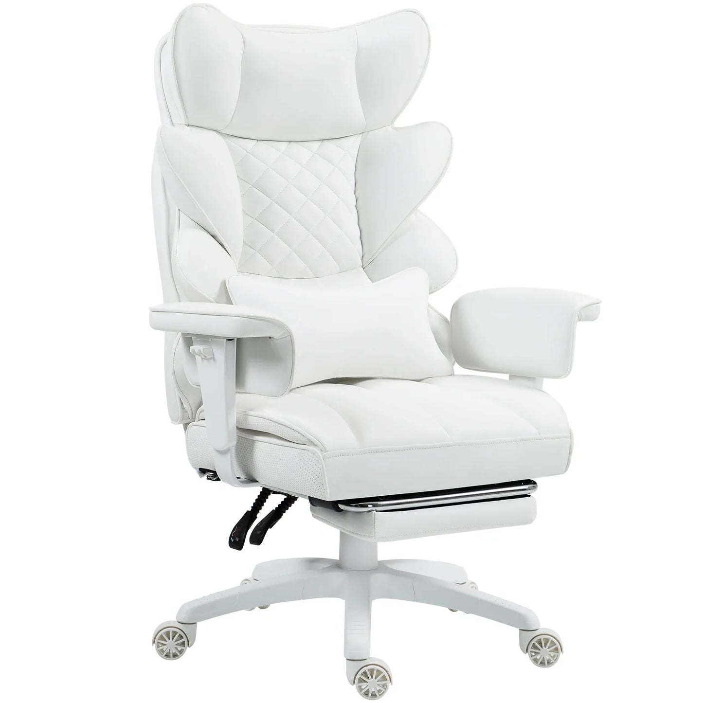 Dowinx Big & Tall Office Chair – High Back Computer Gaming Chair with Pocket Spring Cushion, Lumbar Support & Armrests