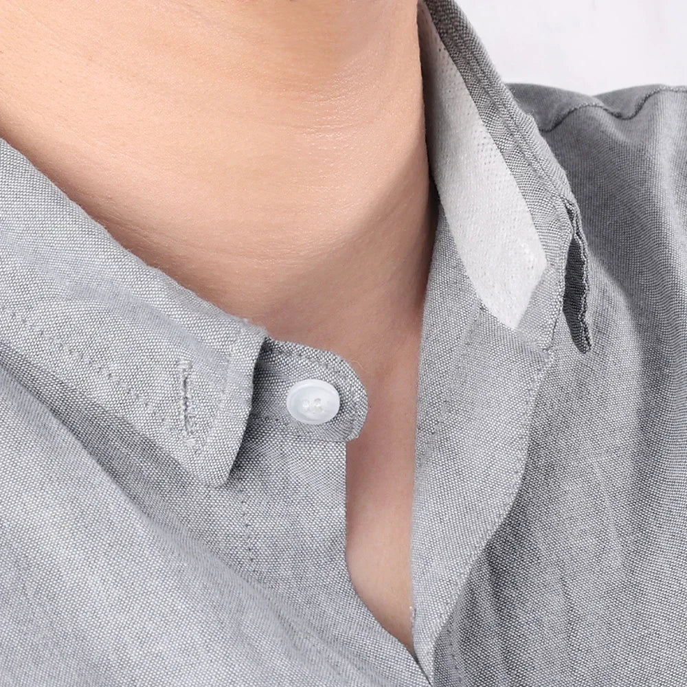 8/16M Hat & Shirt Collar Anti-Dirty Protector – Self-Adhesive Disposable Sweat-Absorbent Fixing Tape for Grime Protection