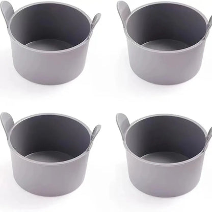 Air Fryer Silicone Egg Poacher Cups – 1pc/4pcs Non-Stick Egg Cooker Mold