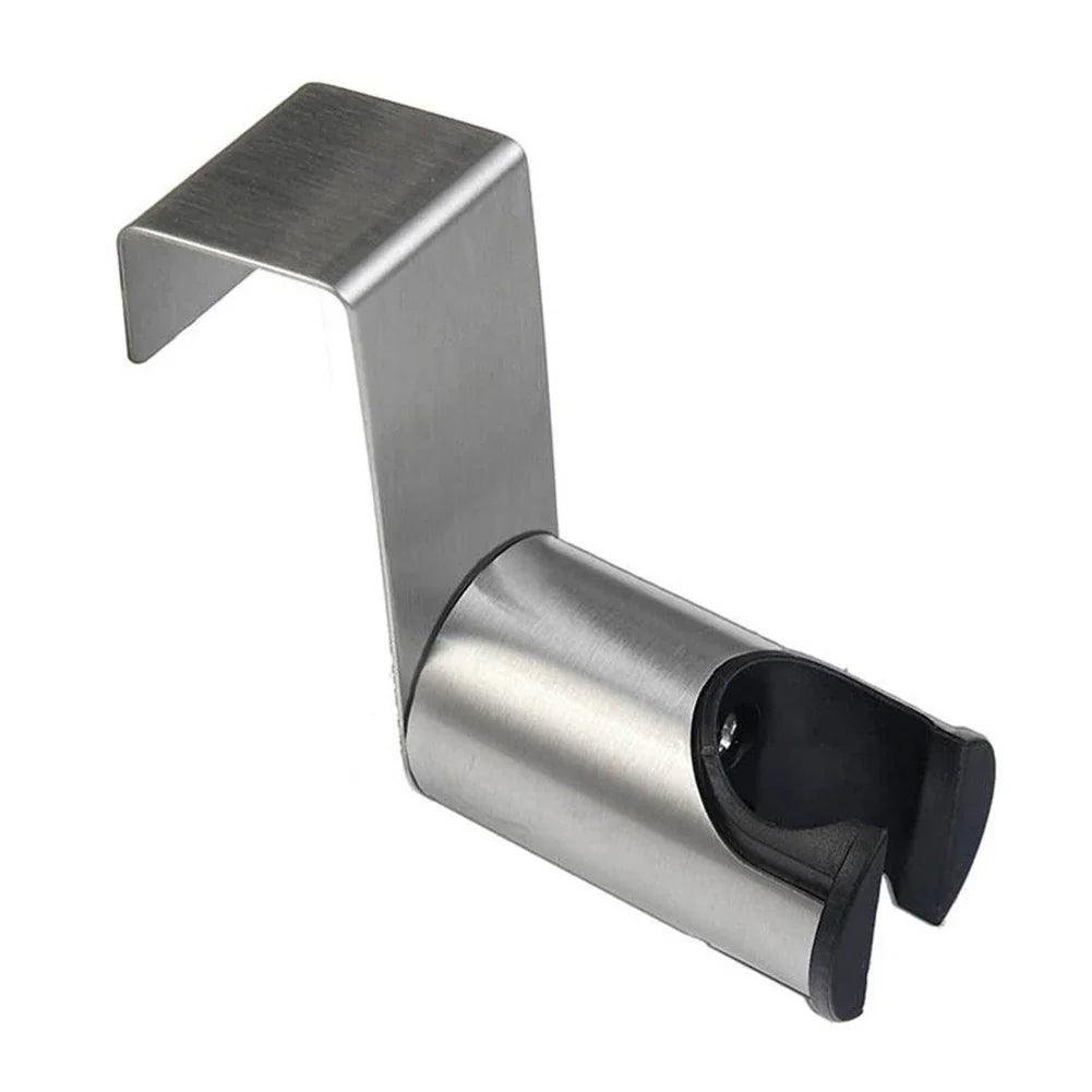 Stainless Steel Bidet Sprayer Holder: Toilet Bathroom Attachment Hanging Bracket for Hand Shower - Durable Hook Hanger