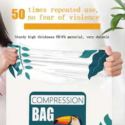 Large Capacity Vacuum Compression Storage Bag – Dustproof & Lightweight Travel Clothes Organizer