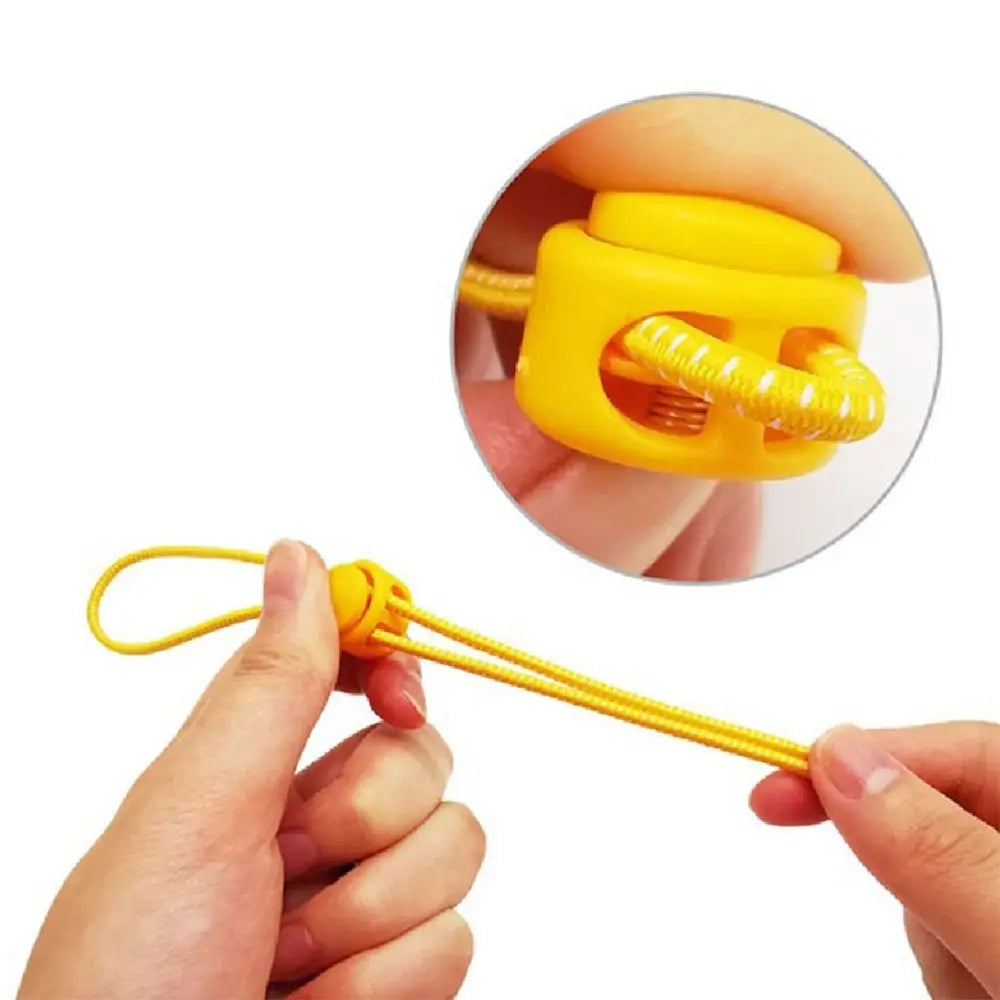 10Pcs Paracord Lanyard Cord Lock Stopper – Spring Toggle Clips for Backpacks, Sportswear, Shoelaces & Bags