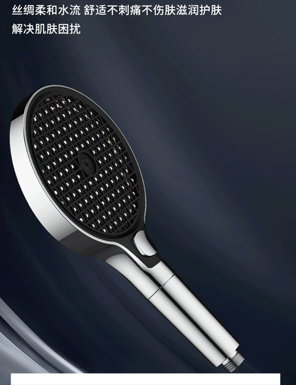 15cm Large Panel High Pressure Shower Head with Filter – 3 Modes Rainfall Spray Nozzle for Bathroom Accessories