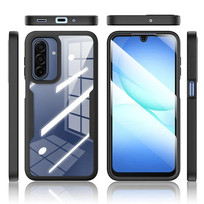 Samsung Galaxy A17–A16–A15–A14–A13–A12–A56–A55–A54–A53–A36–A35 5G Case - 360° Full Body Cover with Built-In Screen Protector
